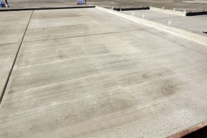 concrete slab patio garage